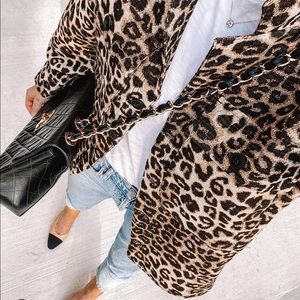Anine Bing Flynn Leopard Jacket